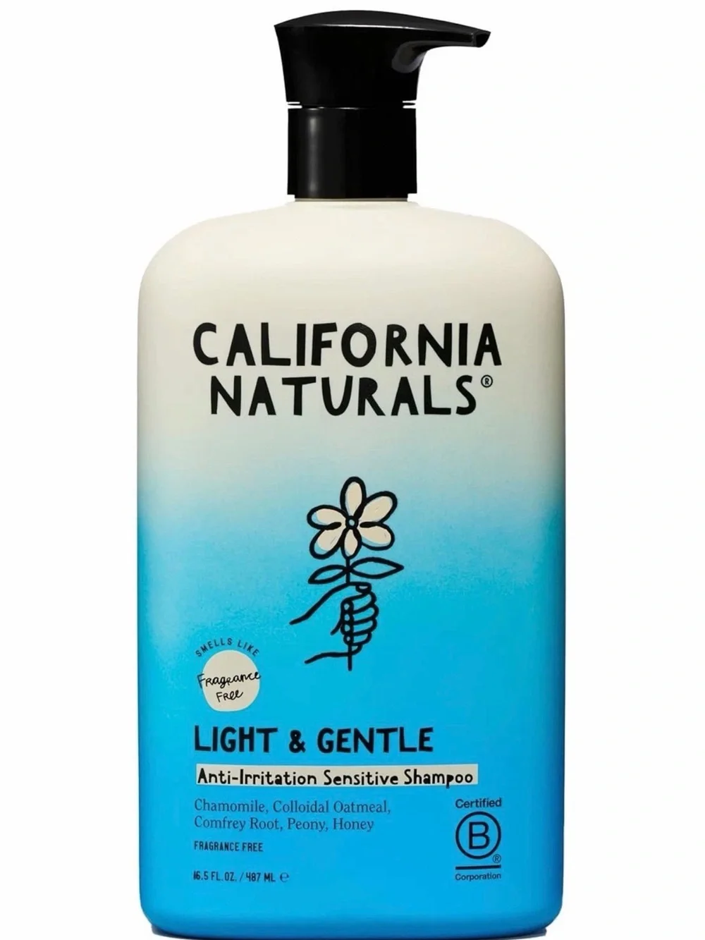 California Naturals Light & Gentle Anti-Irritation Shampoo — 8 oz, NEW